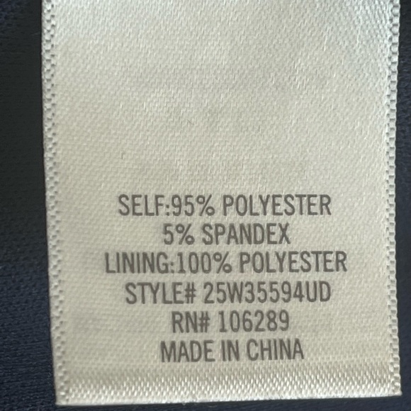 Francesca’s Collections Mi Ami Navy Blue Embroidered Dress - Picture 15 of 16